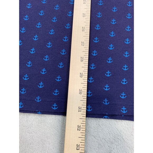 Saddlebred Mens XL Navy Polo Shirt With Blue Anchor Design - Picture 5 of 7